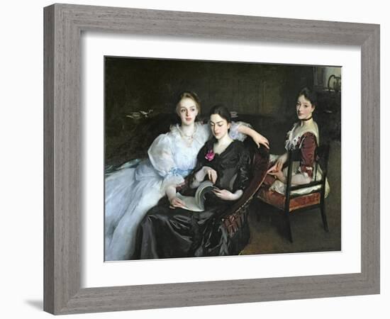 The Misses Vickers, 1884-John Singer Sargent-Framed Giclee Print