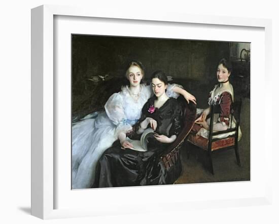 The Misses Vickers, 1884-John Singer Sargent-Framed Giclee Print