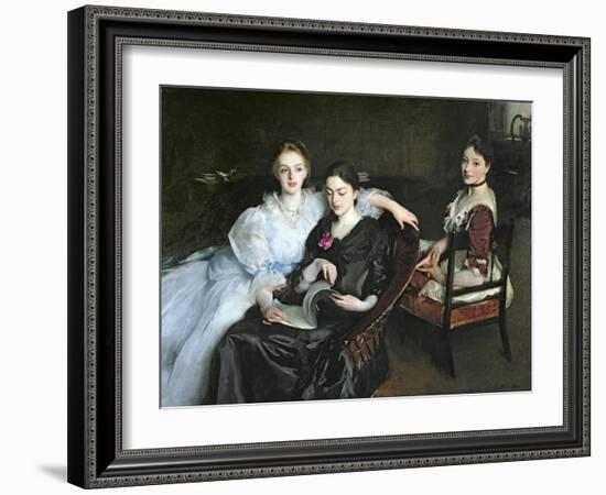 The Misses Vickers, 1884-John Singer Sargent-Framed Giclee Print