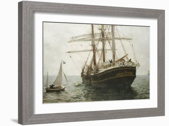 The Missionary Boat, 1894-Henry Scott Tuke-Framed Giclee Print