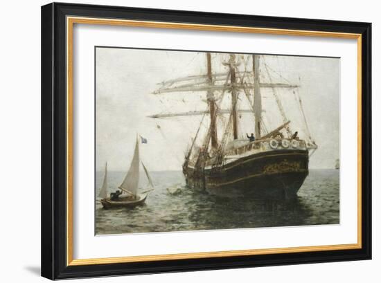 The Missionary Boat, 1894-Henry Scott Tuke-Framed Giclee Print