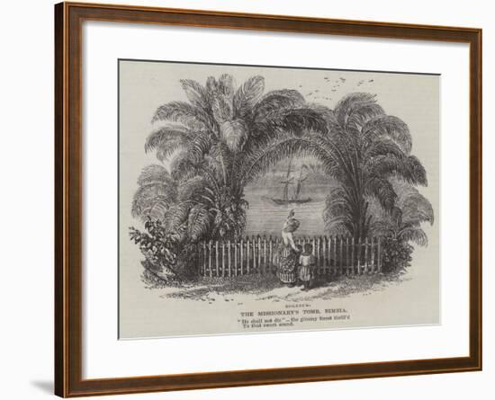 The Missionary's Tomb, Bimbia-null-Framed Giclee Print