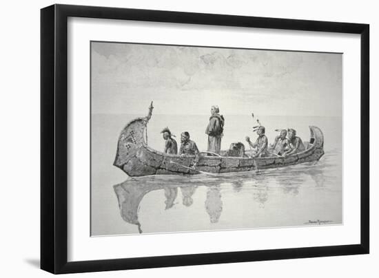 The Missionary-Frederic Sackrider Remington-Framed Giclee Print