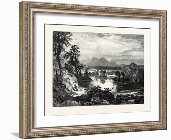 The Missisquoi at Sheldon Springs. Usa. Missisquoi River Is a Tributary of Lake Champlain-null-Framed Giclee Print