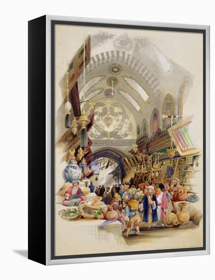 The Missr Tcharsky, or Egyptian Market, in Constantinople-A. Margaretta Burr-Framed Premier Image Canvas