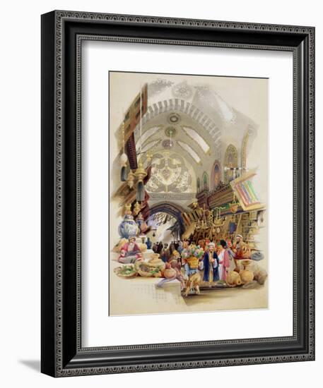 The Missr Tcharsky, or Egyptian Market, in Constantinople-A. Margaretta Burr-Framed Giclee Print