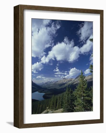 The Mistaya Valley and Peyto Lake, British Columbia (B.C.), Canada-Robert Francis-Framed Photographic Print