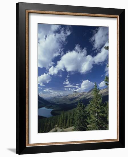 The Mistaya Valley and Peyto Lake, British Columbia (B.C.), Canada-Robert Francis-Framed Photographic Print