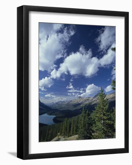 The Mistaya Valley and Peyto Lake, British Columbia (B.C.), Canada-Robert Francis-Framed Photographic Print
