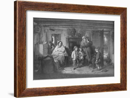 'The Mitherless Bairn', c1893, (1911)-Thomas Faed-Framed Giclee Print