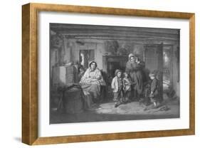 'The Mitherless Bairn', c1893, (1911)-Thomas Faed-Framed Giclee Print