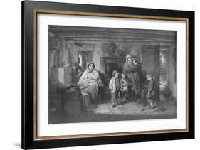 'The Mitherless Bairn', c1893, (1911)-Thomas Faed-Framed Giclee Print