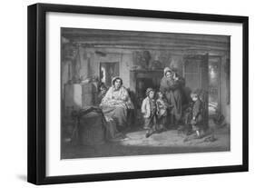 'The Mitherless Bairn', c1893, (1911)-Thomas Faed-Framed Giclee Print