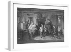'The Mitherless Bairn', c1893, (1911)-Thomas Faed-Framed Giclee Print