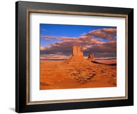 The Mittens at Monument Valley-Robert Glusic-Framed Photographic Print