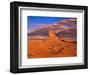 The Mittens at Monument Valley-Robert Glusic-Framed Photographic Print