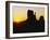 The Mittens, Monument Valley at Sunset, Arizona, USA-Sylvain Grandadam-Framed Photographic Print