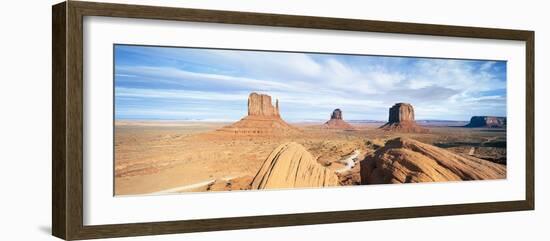 The Mittens, Navajo Tribal Park, Monument Valley, Arizona, United States of America, North America-Gavin Hellier-Framed Photographic Print