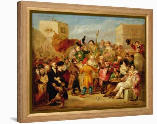 The Mock Election-Benjamin Robert Haydon-Framed Premier Image Canvas