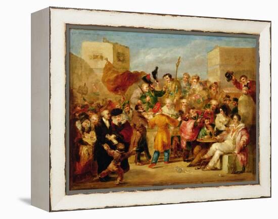 The Mock Election-Benjamin Robert Haydon-Framed Premier Image Canvas