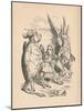 'The Mock Turtle, Alice and The Gryphon', 1889-John Tenniel-Mounted Giclee Print