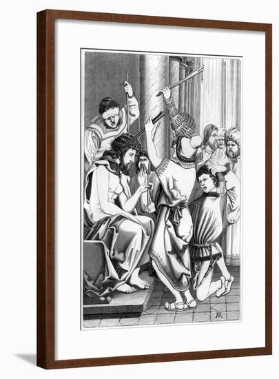 The Mocking of Christ, 16th Century-Cottard-Framed Giclee Print