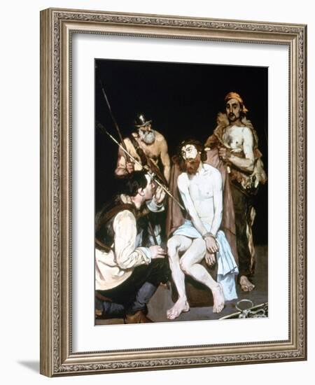 The Mocking of Christ, 1885-Edouard Manet-Framed Giclee Print