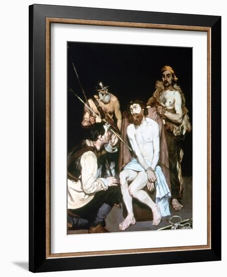 The Mocking of Christ, 1885-Edouard Manet-Framed Giclee Print