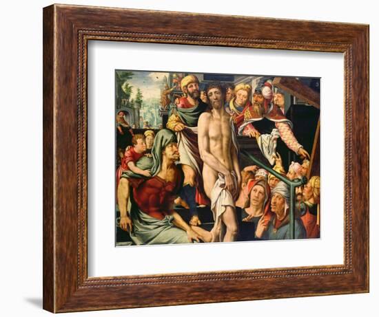 The Mocking of Christ-Jan Sanders van Hemessen-Framed Giclee Print