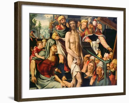 The Mocking of Christ-Jan Sanders van Hemessen-Framed Giclee Print