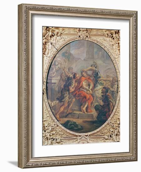 The Mocking of Christ-Jean-Honore Fragonard-Framed Giclee Print