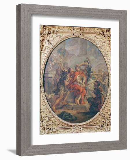 The Mocking of Christ-Jean-Honore Fragonard-Framed Giclee Print