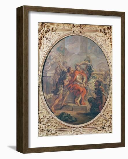 The Mocking of Christ-Jean-Honore Fragonard-Framed Giclee Print