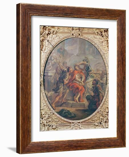 The Mocking of Christ-Jean-Honore Fragonard-Framed Giclee Print