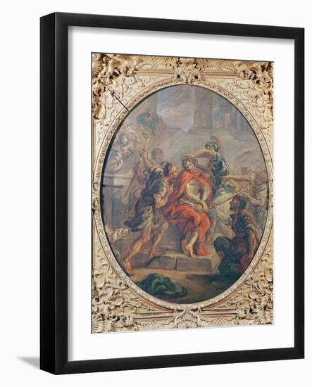 The Mocking of Christ-Jean-Honore Fragonard-Framed Giclee Print