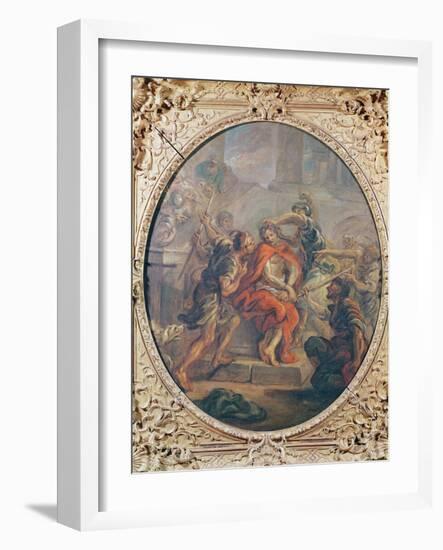 The Mocking of Christ-Jean-Honore Fragonard-Framed Giclee Print