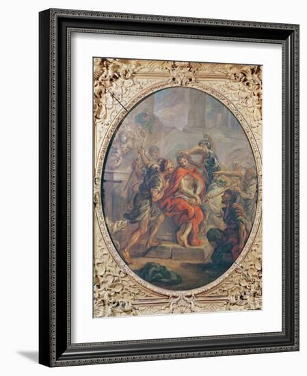 The Mocking of Christ-Jean-Honore Fragonard-Framed Giclee Print