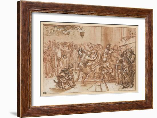 The Mocking of Christ-Domenichino-Framed Giclee Print