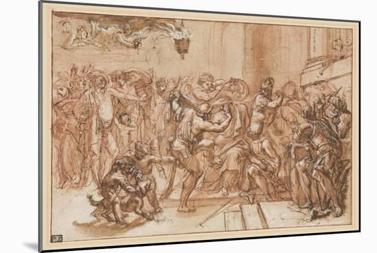 The Mocking of Christ-Domenichino-Mounted Giclee Print