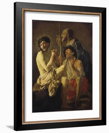 The Mocking of Christ-Hendrick Ter Brugghen-Framed Giclee Print