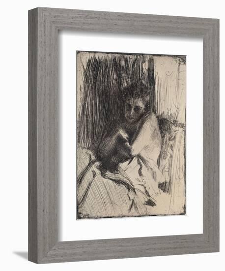 The Model, 1880-1906, (1906)-Anders Leonard Zorn-Framed Giclee Print