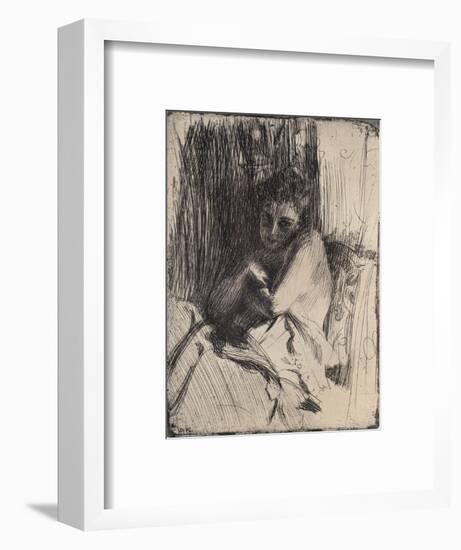 The Model, 1880-1906, (1906)-Anders Leonard Zorn-Framed Giclee Print