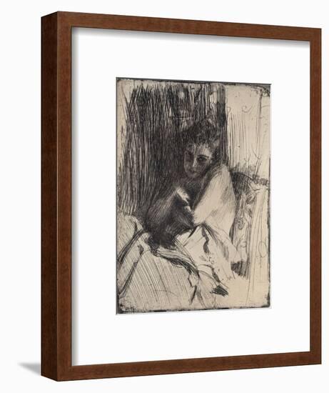 The Model, 1880-1906, (1906)-Anders Leonard Zorn-Framed Giclee Print