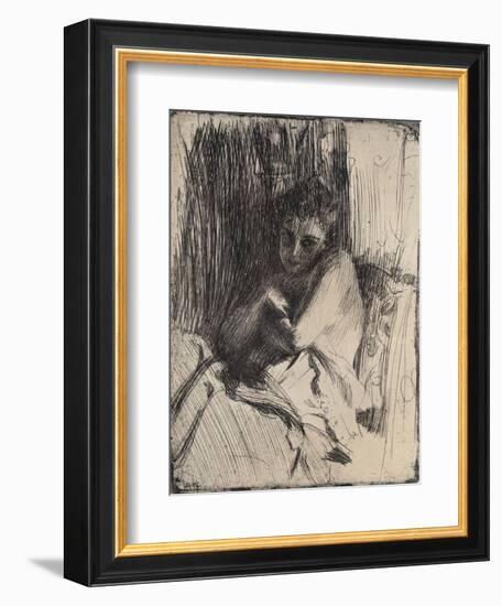 The Model, 1880-1906, (1906)-Anders Leonard Zorn-Framed Giclee Print