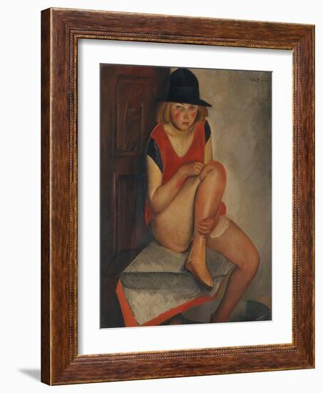 The Model, Ca 1926-Boris Dmitryevich Grigoriev-Framed Giclee Print