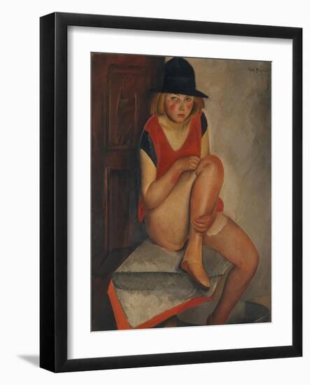 The Model, Ca 1926-Boris Dmitryevich Grigoriev-Framed Giclee Print
