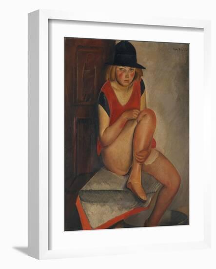 The Model, Ca 1926-Boris Dmitryevich Grigoriev-Framed Giclee Print