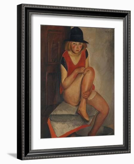 The Model, Ca 1926-Boris Dmitryevich Grigoriev-Framed Giclee Print