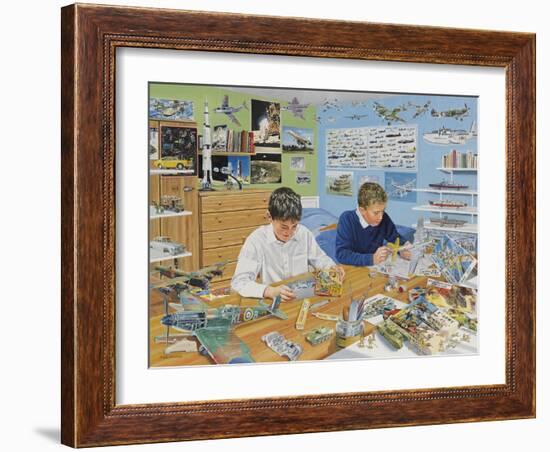 The Model Makers-Trevor Mitchell-Framed Giclee Print