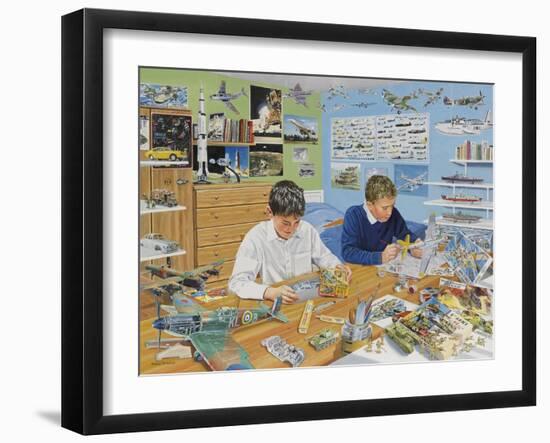 The Model Makers-Trevor Mitchell-Framed Giclee Print